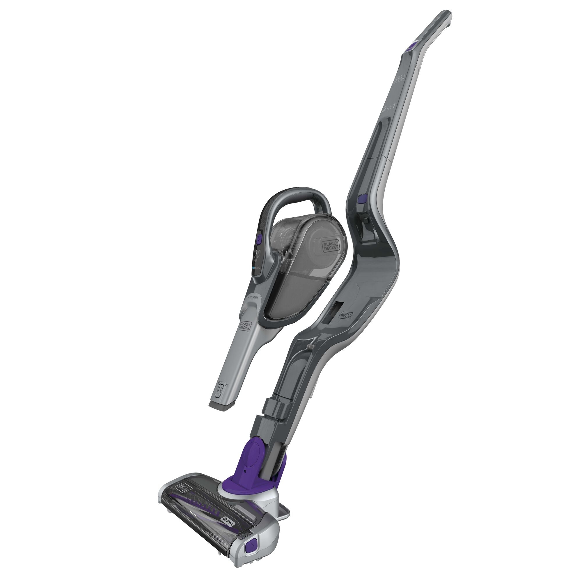 Pet Cordless Stick Vacuum & Hand Vac With Smartech