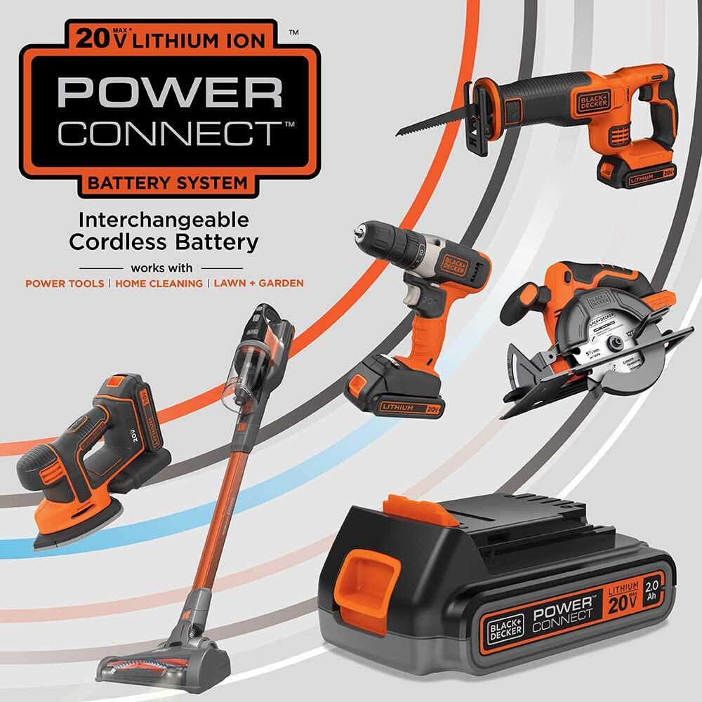 BLACK+DECKER 20-Volt Cordless Drill with Battery/Charger - Bitplaza Inc