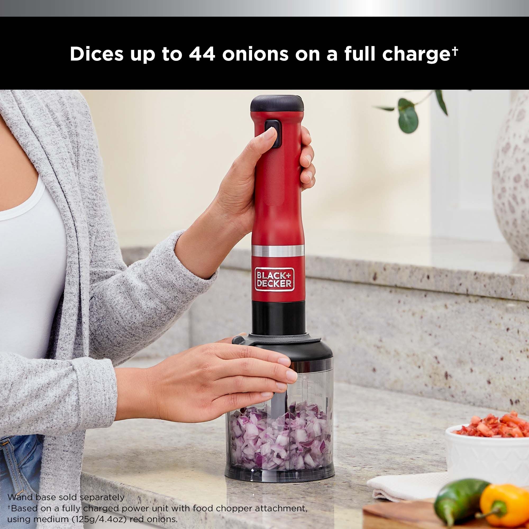 BLACK+DECKER Black One-Touch Chopper 