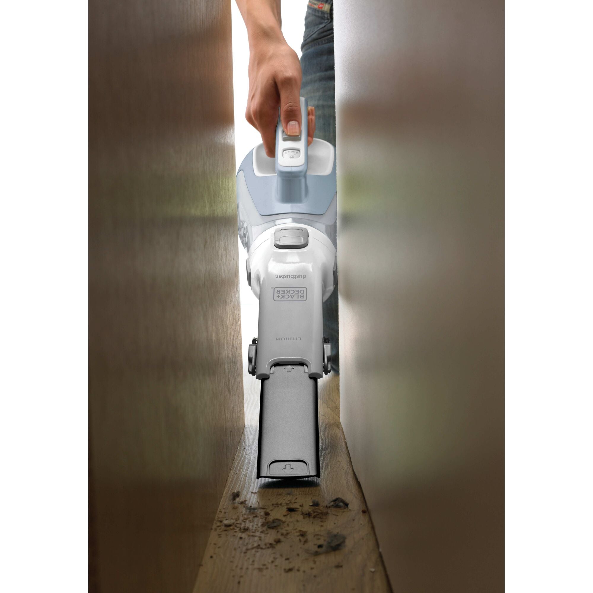 16V MAX dustbuster Cordless Hand Vacuum with Charger Wall Mount and Brush Crevice Tool BLACK DECKER