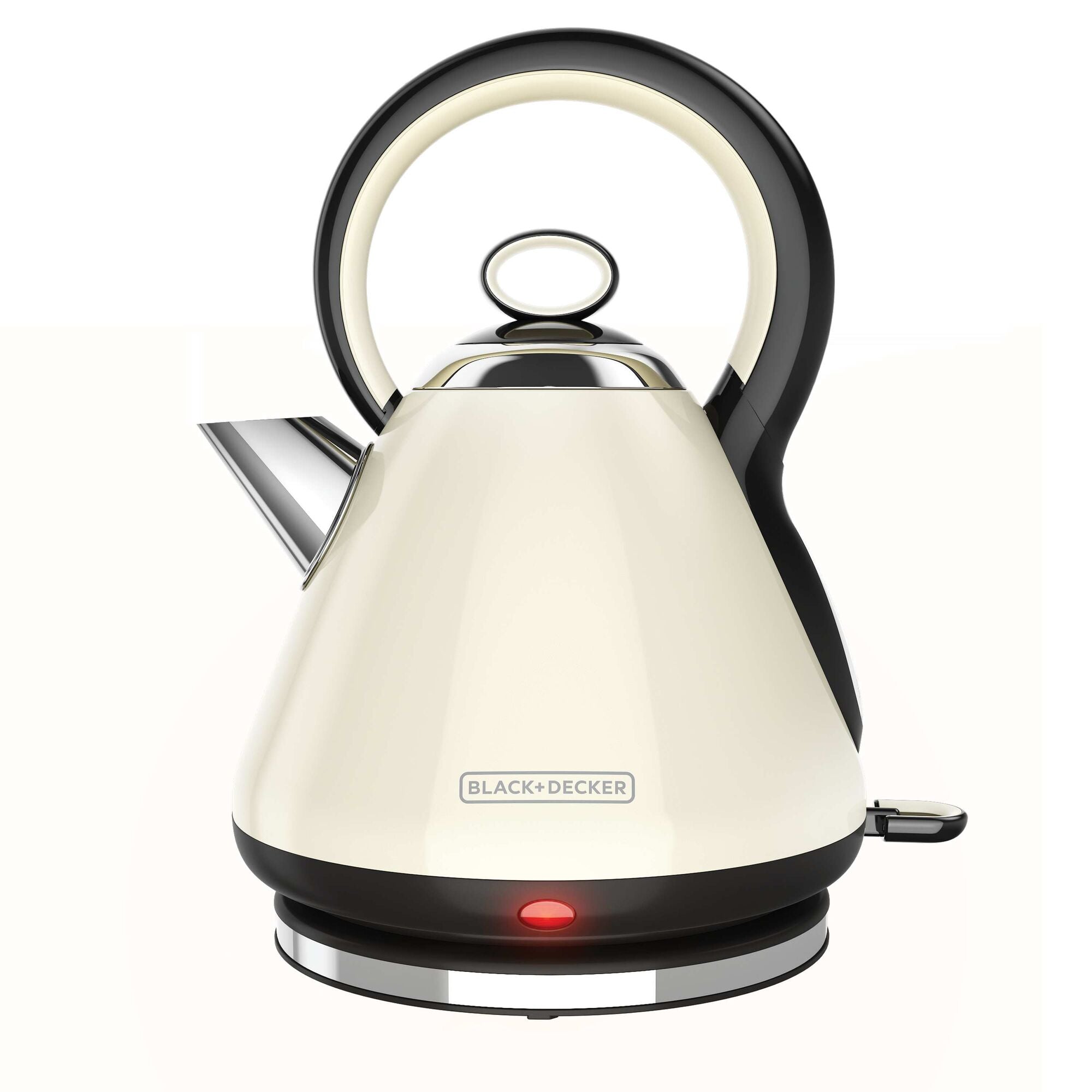 1.7 liter stainless steel electric cordless kettle.