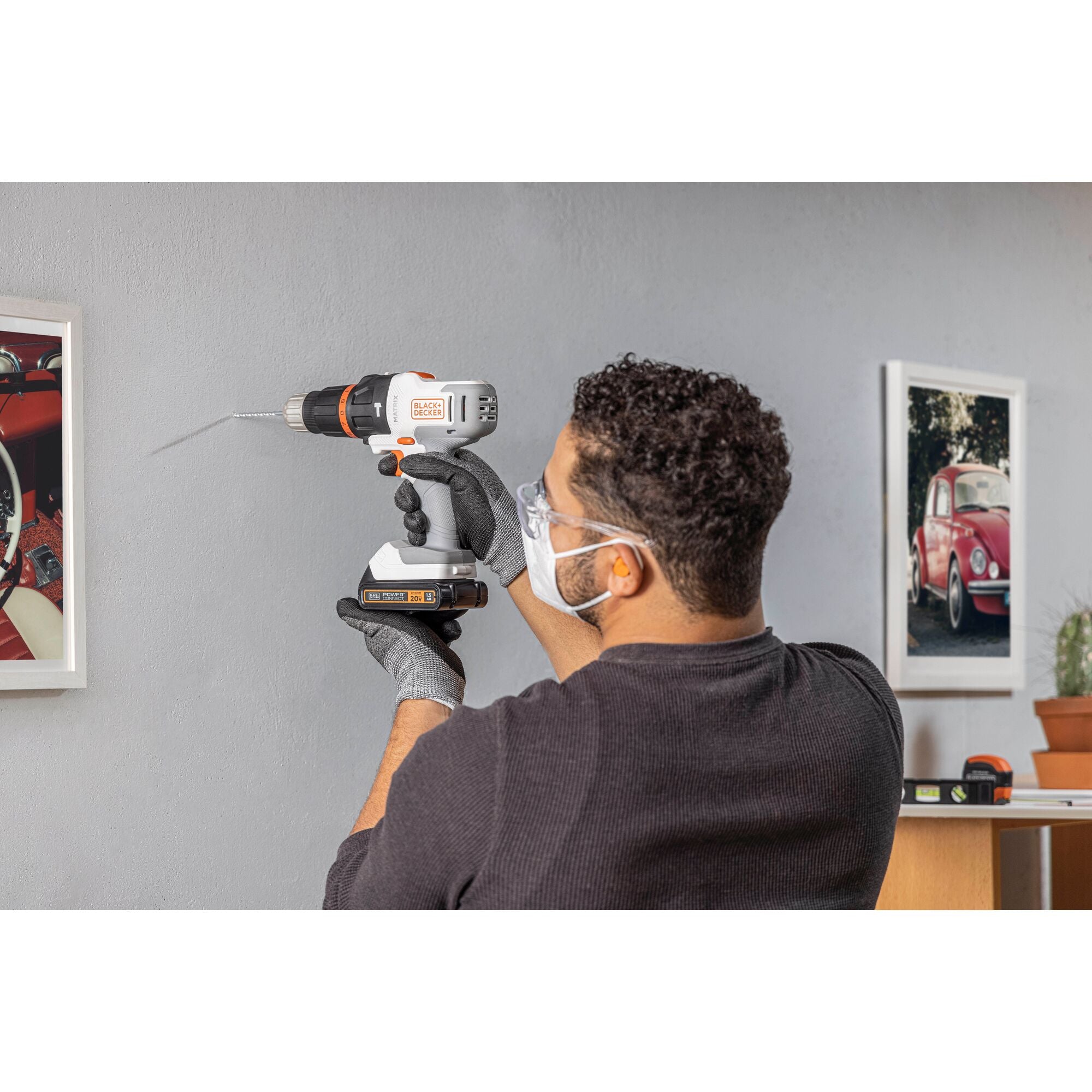 MATRIX Hammer Drill Easy Attachment with 2 Speed Setting BLACK DECKER
