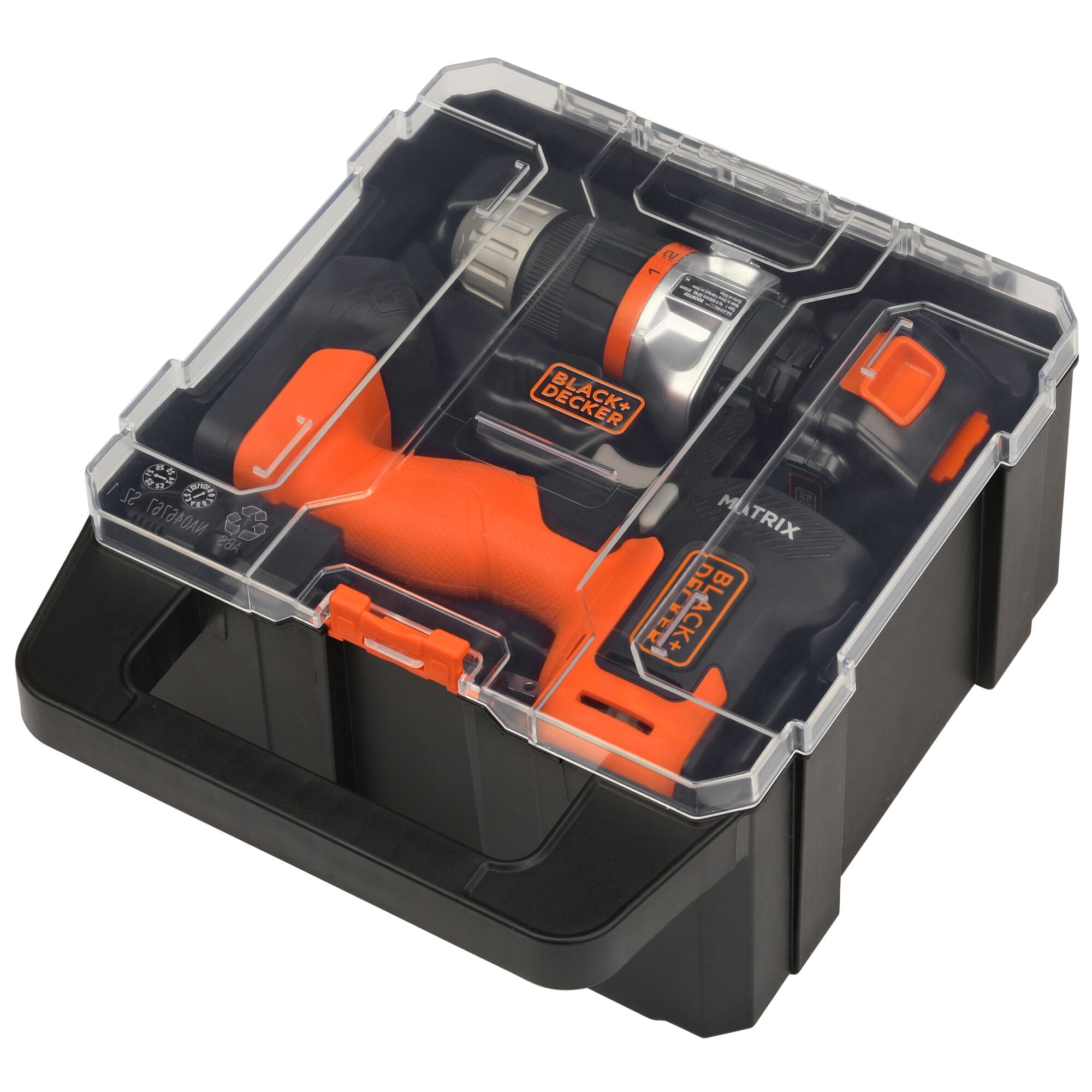 BLACK+DECKER MATRIX™ Drill Kit - White - BDCDMT120WCSTFF