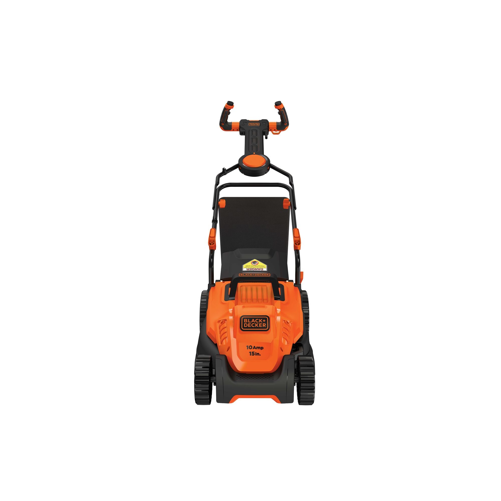 Electric Lawn Mower, 10-Amp, 15-Inch, Corded front view
 