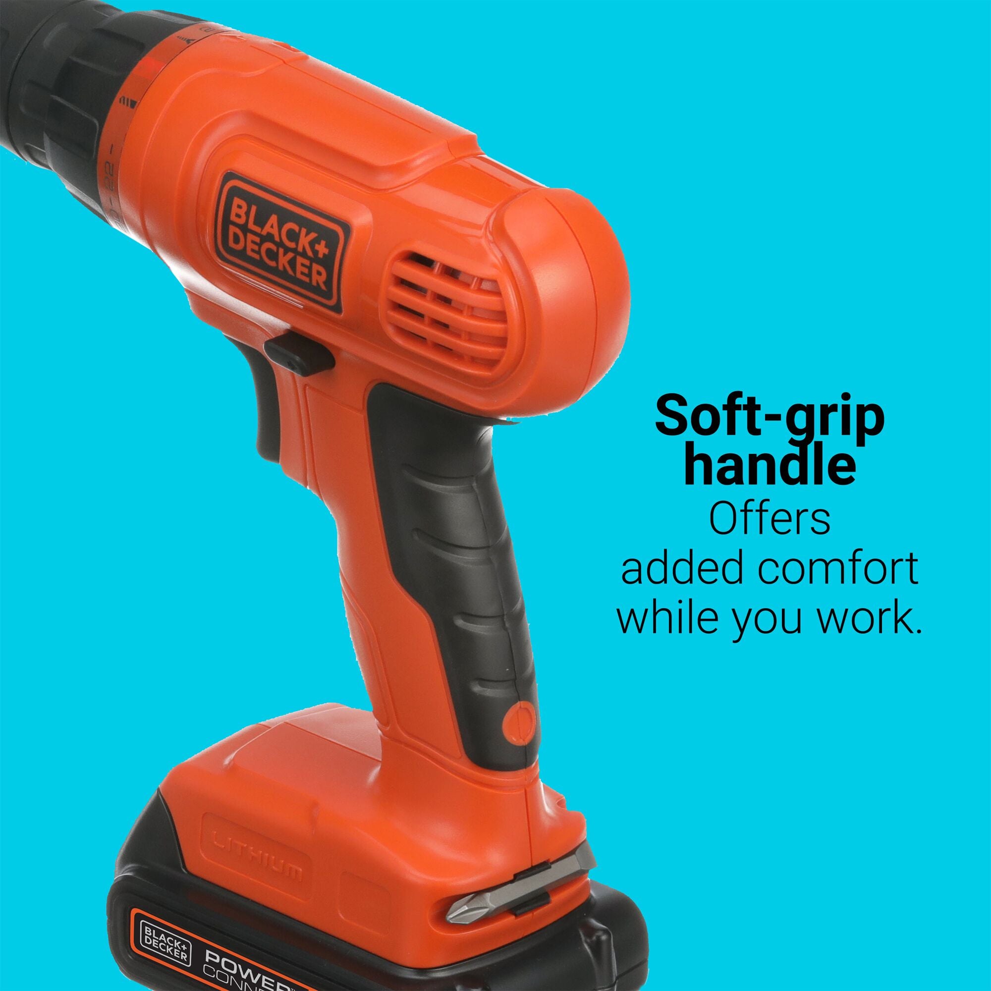  BLACK+DECKER 20V MAX* POWERECONNECT Cordless Drill/Driver + 30  pc. Kit (LD120VA) : Tools & Home Improvement