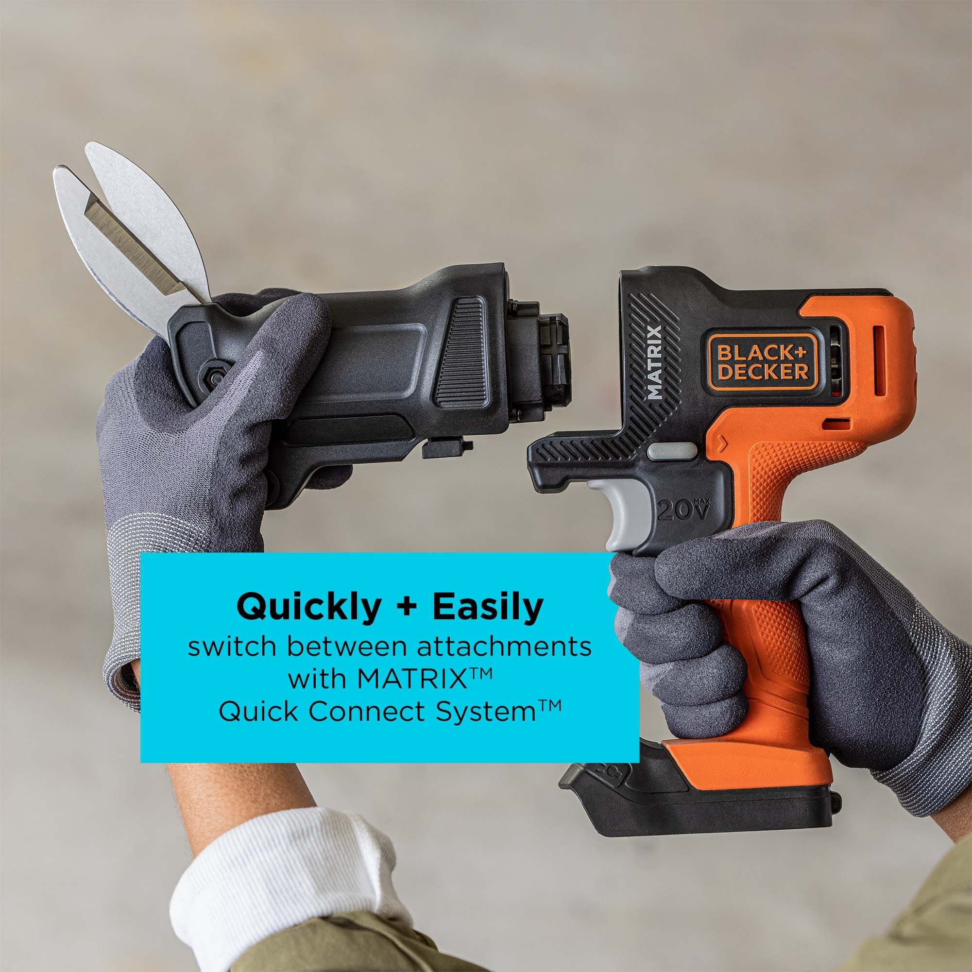 Black + Decker Matrix Quick Connect System 