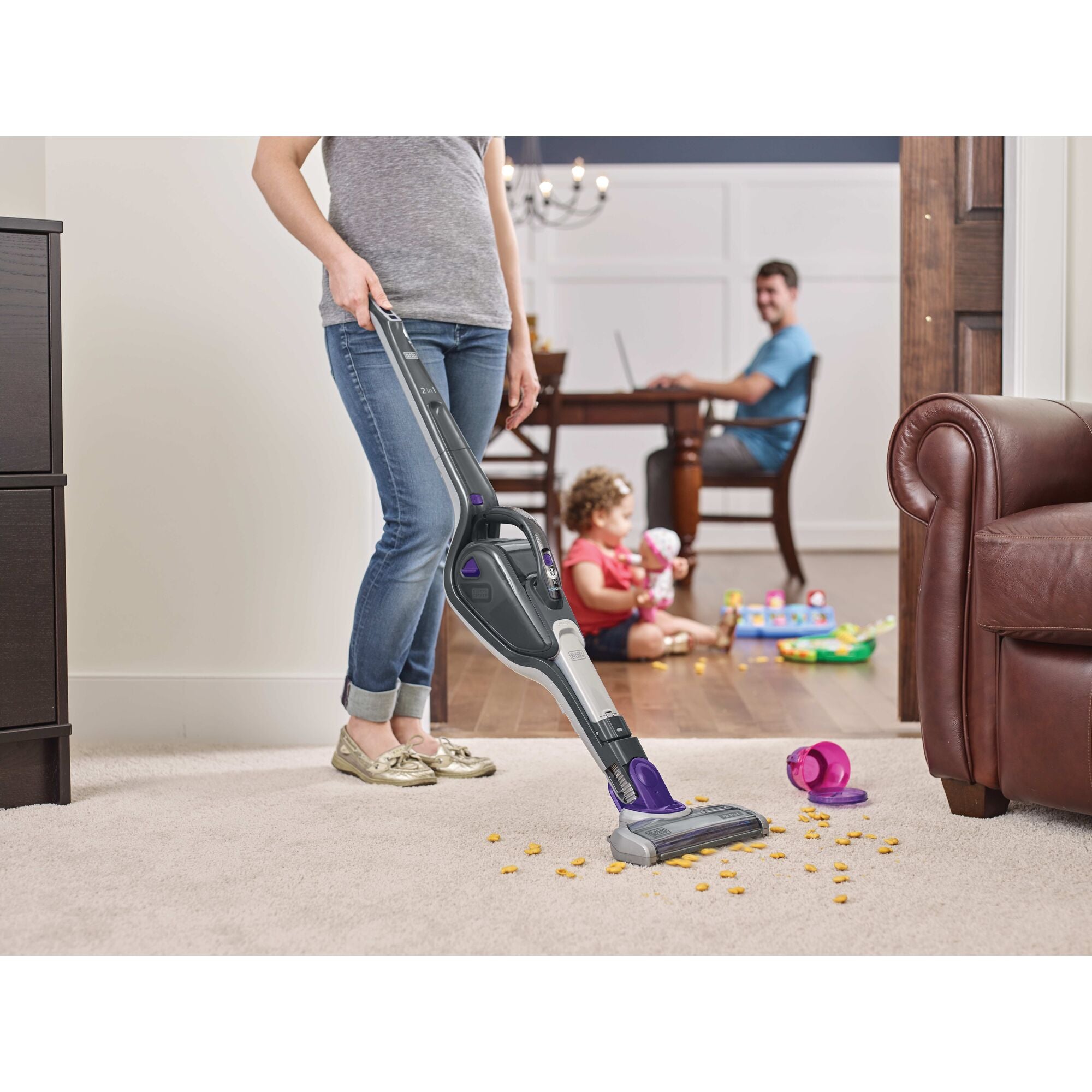 Pet Cordless Stick Vacuum & Hand Vac With Smartech