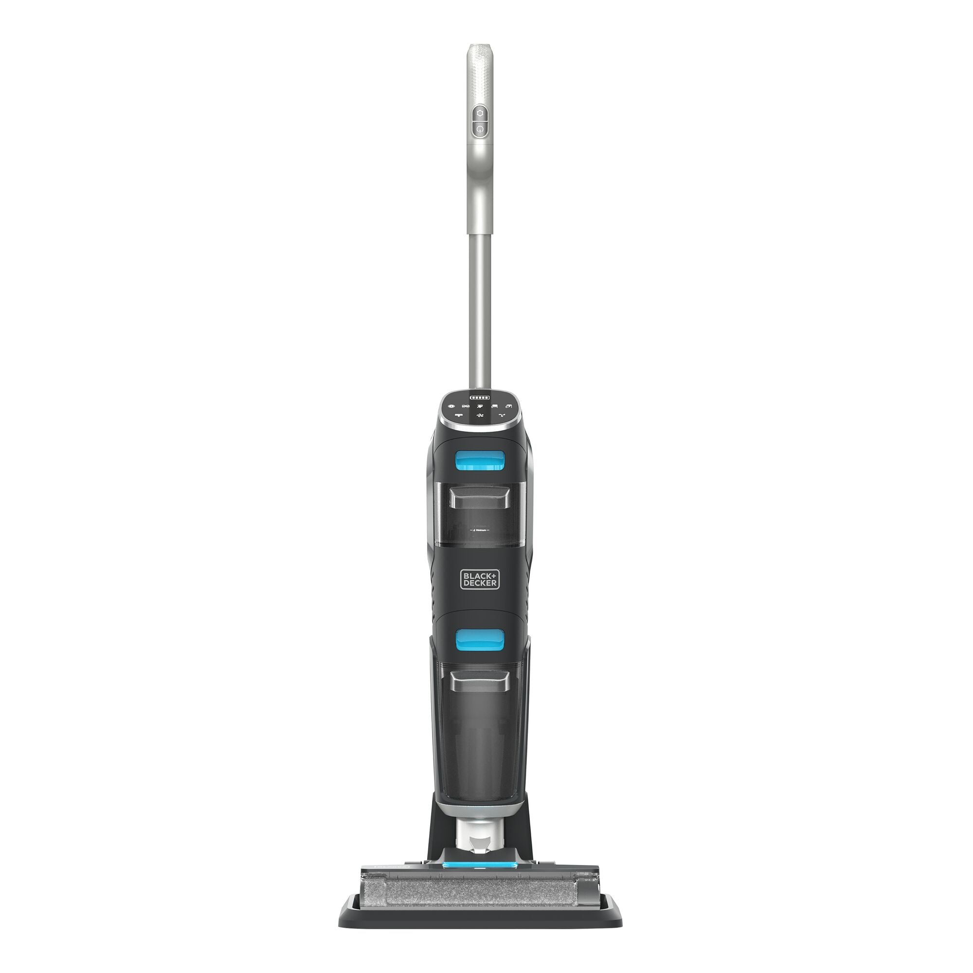 Front view of Black + Decker Vacuum and Wash Duo