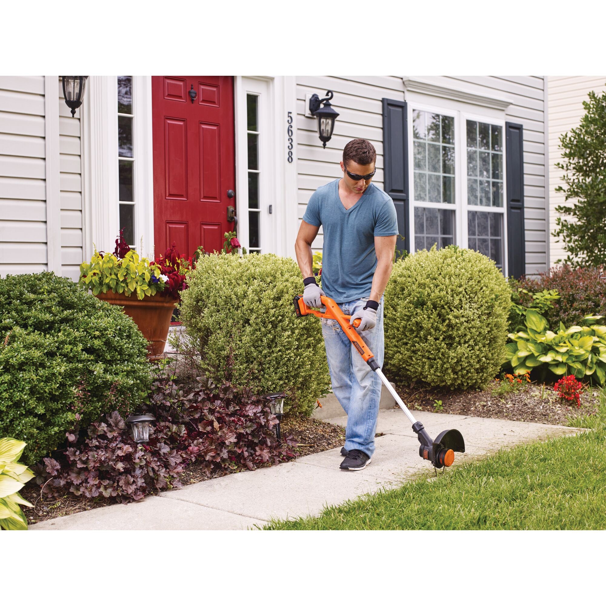 Black + Decker String Trimmer/Edger, Cordless, 10 Inch