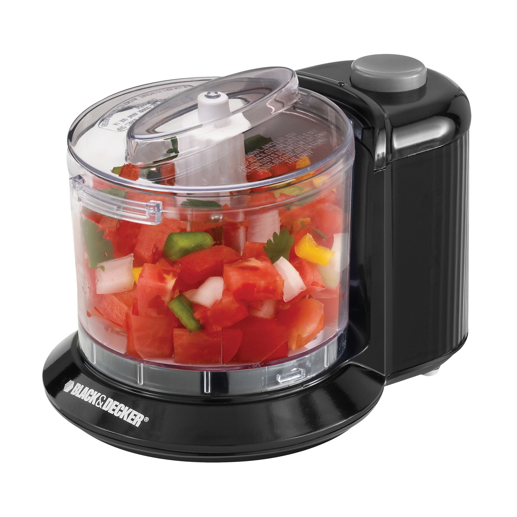 Black & Decker Home 1.5-Cup One Touch Electric Chopper White Model HC306