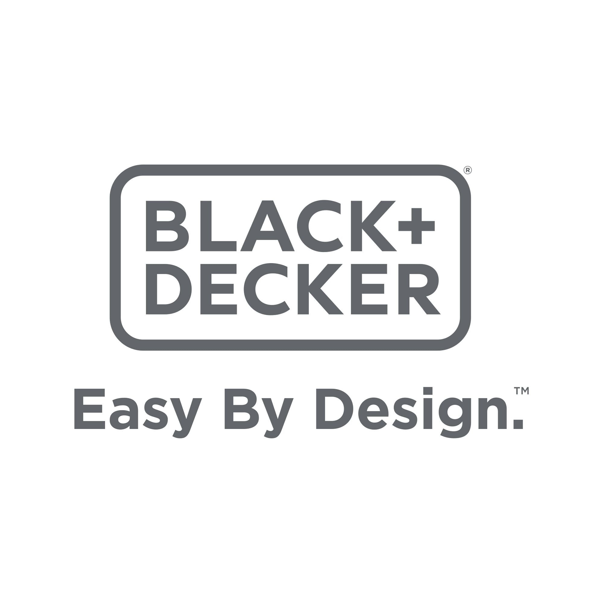 Front facing view of the BLACK+DECKER Hanging Cabinet Shelf in black