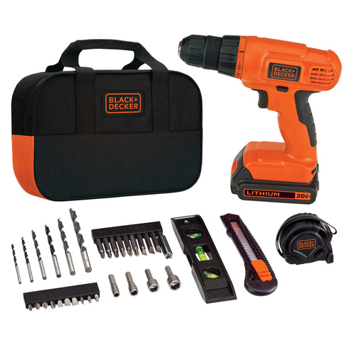 8V MAX* Drill & Home Tool Kit, 57 Piece | BLACK+DECKER