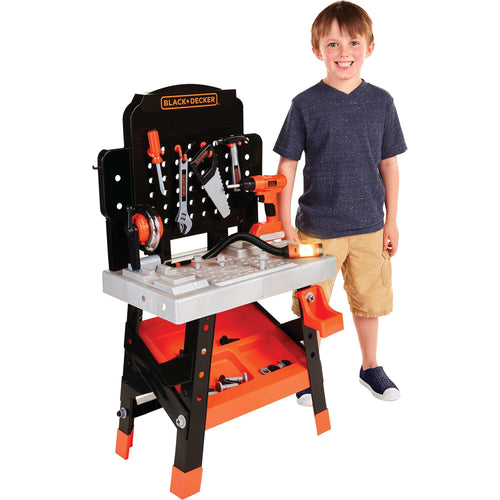 Black+Decker Kids Workbench - Power Tools Workshop - Build Your Own Toy  Tool Box – 75 Realistic Toy Tools and Accessories [ Exclusive] 38 x