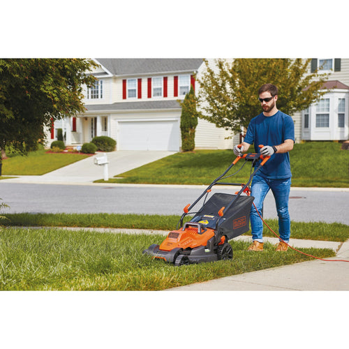 BLACK+DECKER 6.5 Corded Lawn Mower in the Corded Electric Push Lawn Mowers  department at