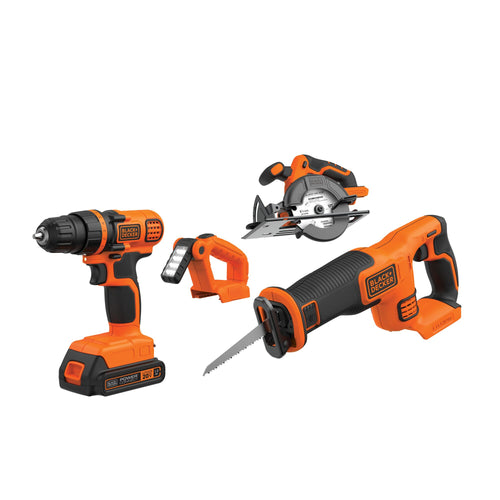 BLACK+DECKER Power Tool Triple Pack (BCK28S1-GB) - Combi Drill