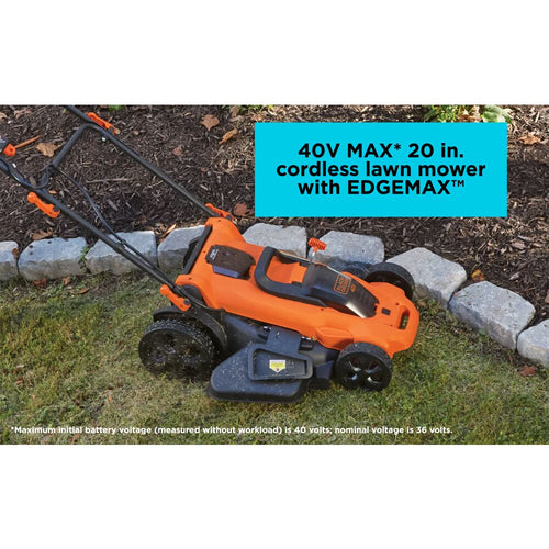 BLACK+DECKER EM1500 10 Amp, 15 Corded Mower with Edge Max