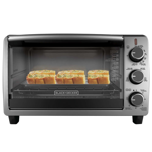 BLACK+DECKER TO1675B 6-Slice Convection Countertop Toaster Oven