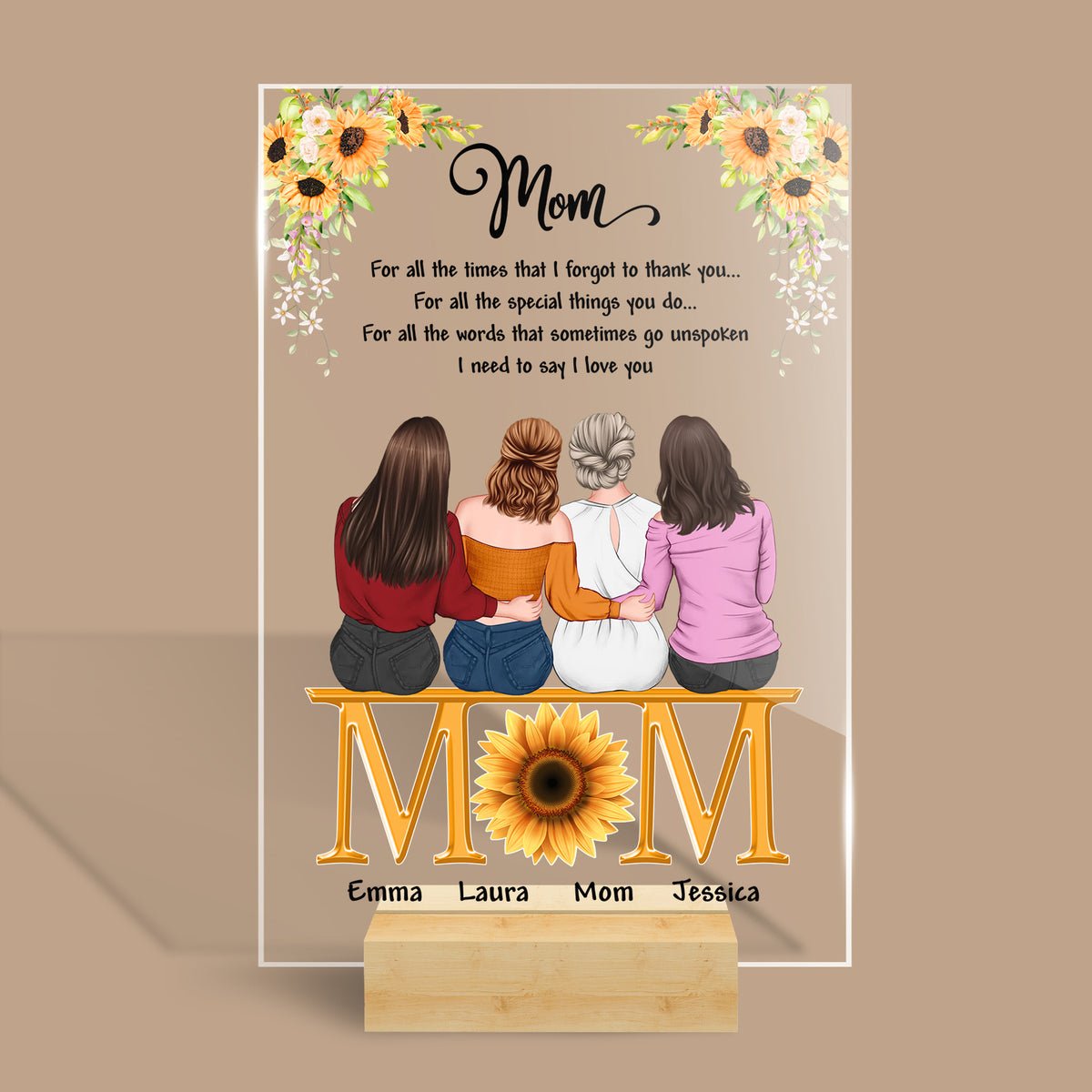 To My Mom I Will Like You For Always Happy Mothers Day Poster, Personalized Mother  Gifts - Allsoymade