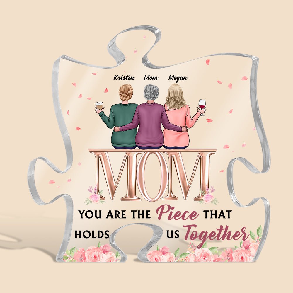 Personalized Acrylic Plaque - To My Mom - Personalized Puzzle Plaque - Best  Gift For Mother