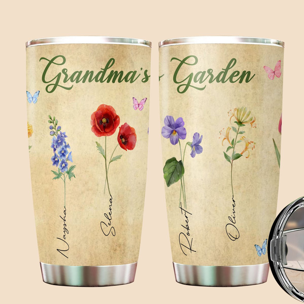 Personalized Tumbler - Mamasaurus & Photo - Best Gift For Mother - Giftago