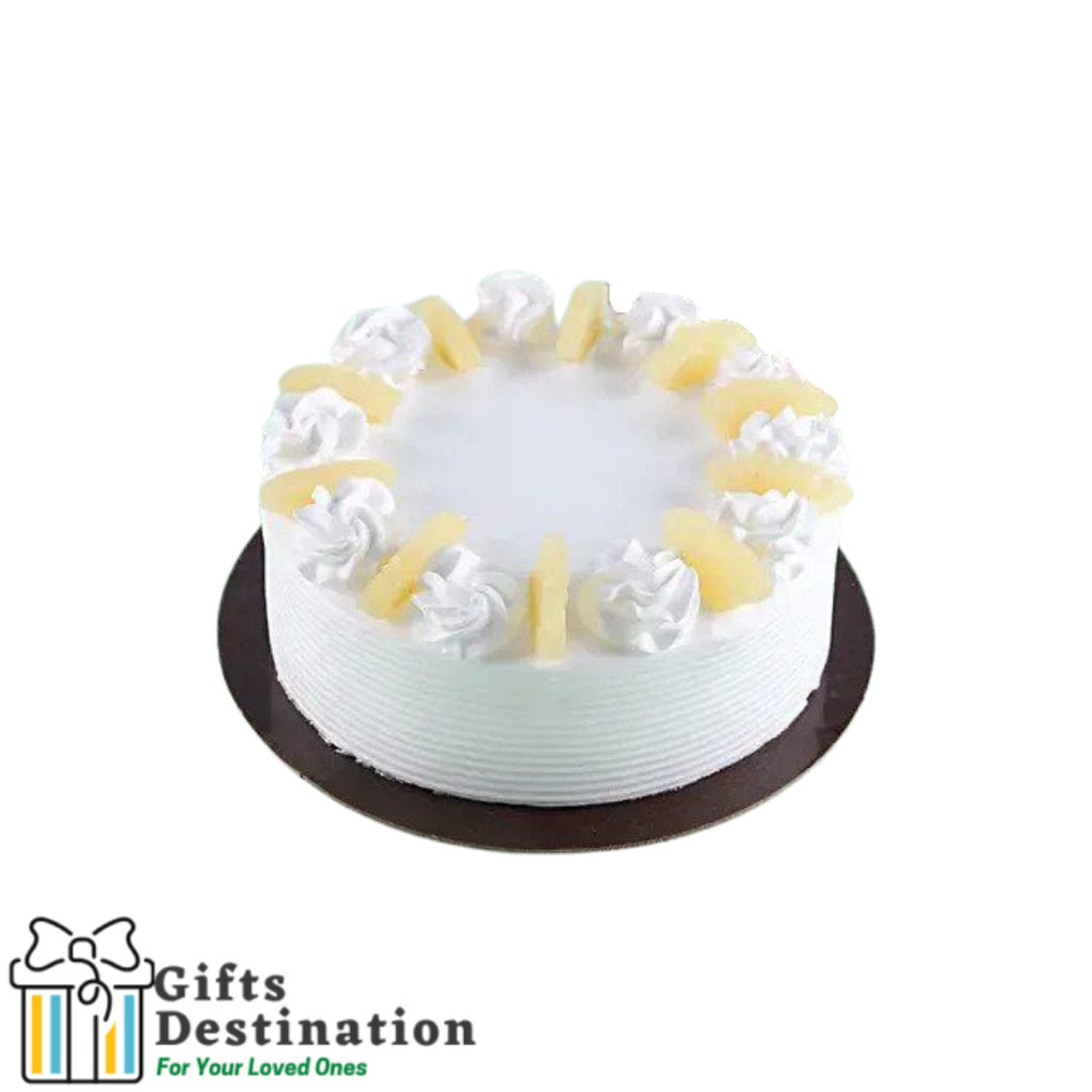 Pineapple Round Cake - Gifts Destination — giftsdestination