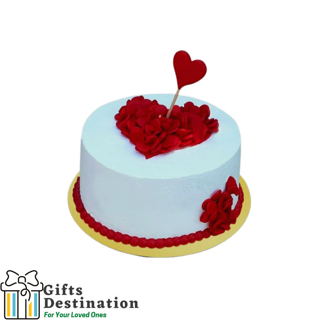 Send Romantic Cake Online - Giftsdestination — giftsdestination