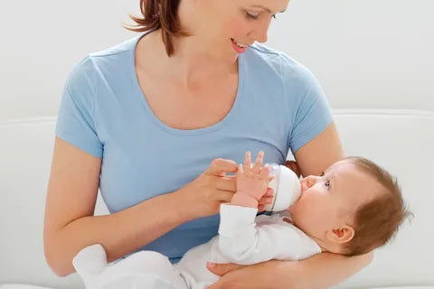 Getting thawed breast milk ready to use