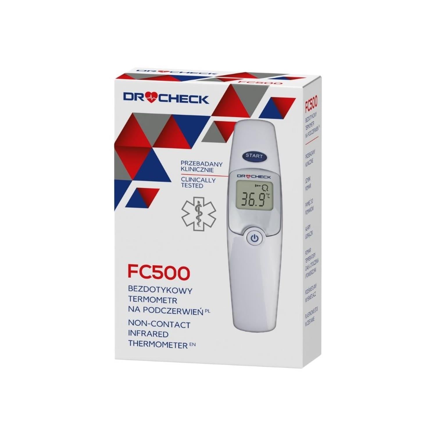 postzegel Terugbetaling IJver Dr Check FC500 Elektrische koortsthermometer Infrarood Thermometer Voo –  Euroelectronics NL