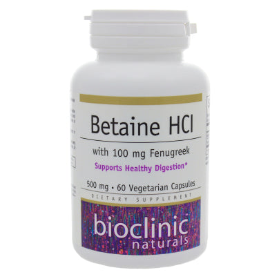 Betaine HCI w/ Fenugreek 60 capsules