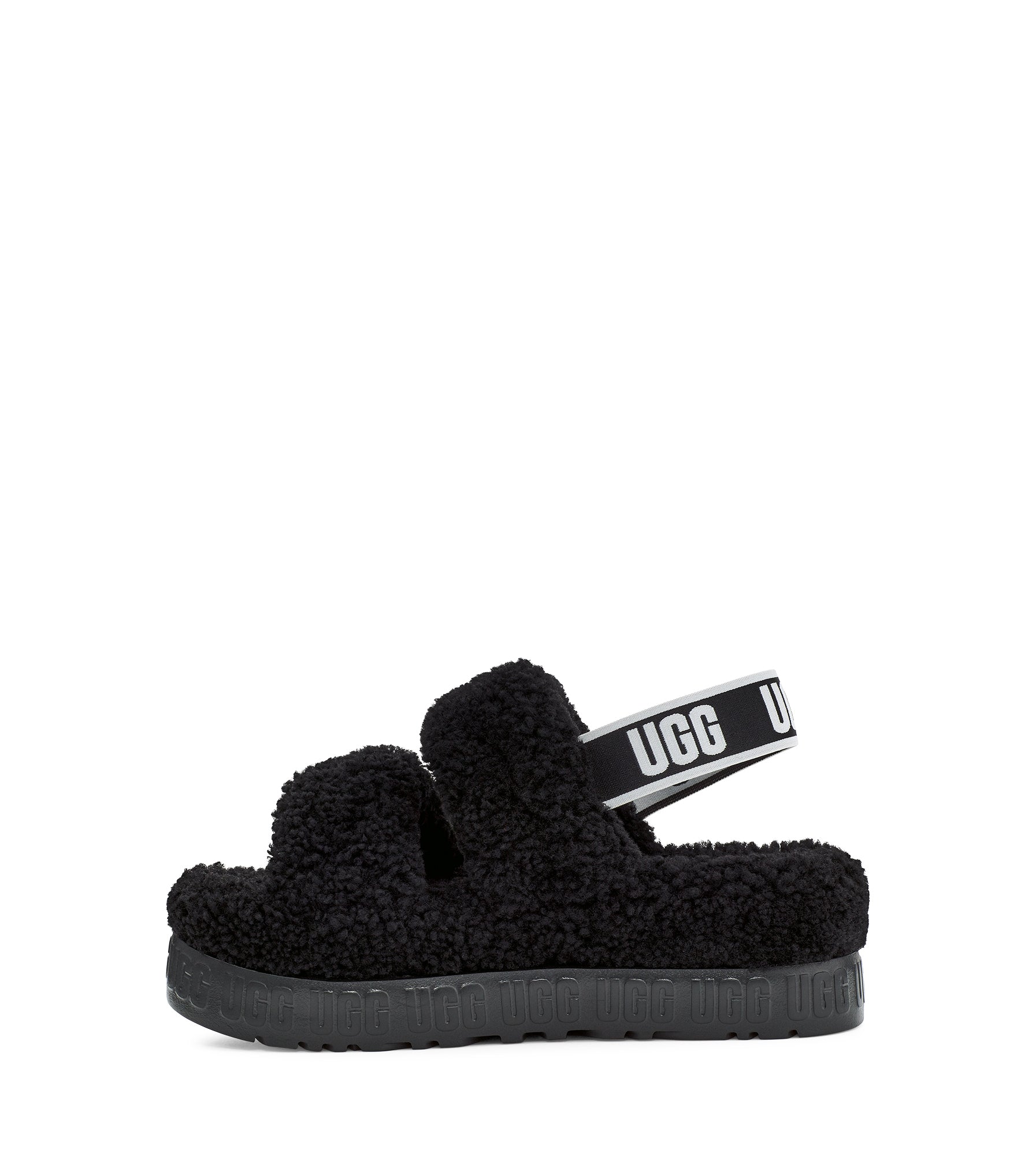 ugg slides womens black