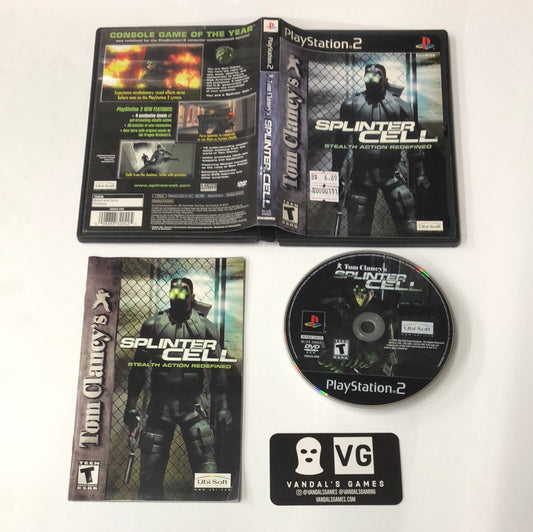 PS2 Games TOM CLANCY'S GHOST RECON & TOM CLANCY'S SPLINTER CELL Ubi Soft!!