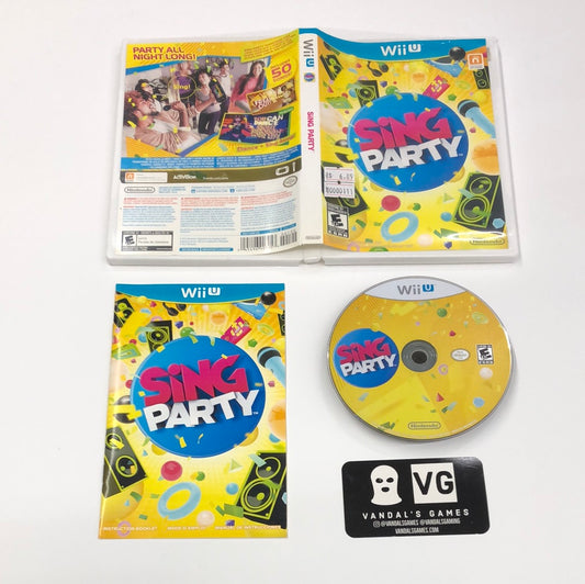 Wii U - Sing Party Nintendo Wii U Complete #111