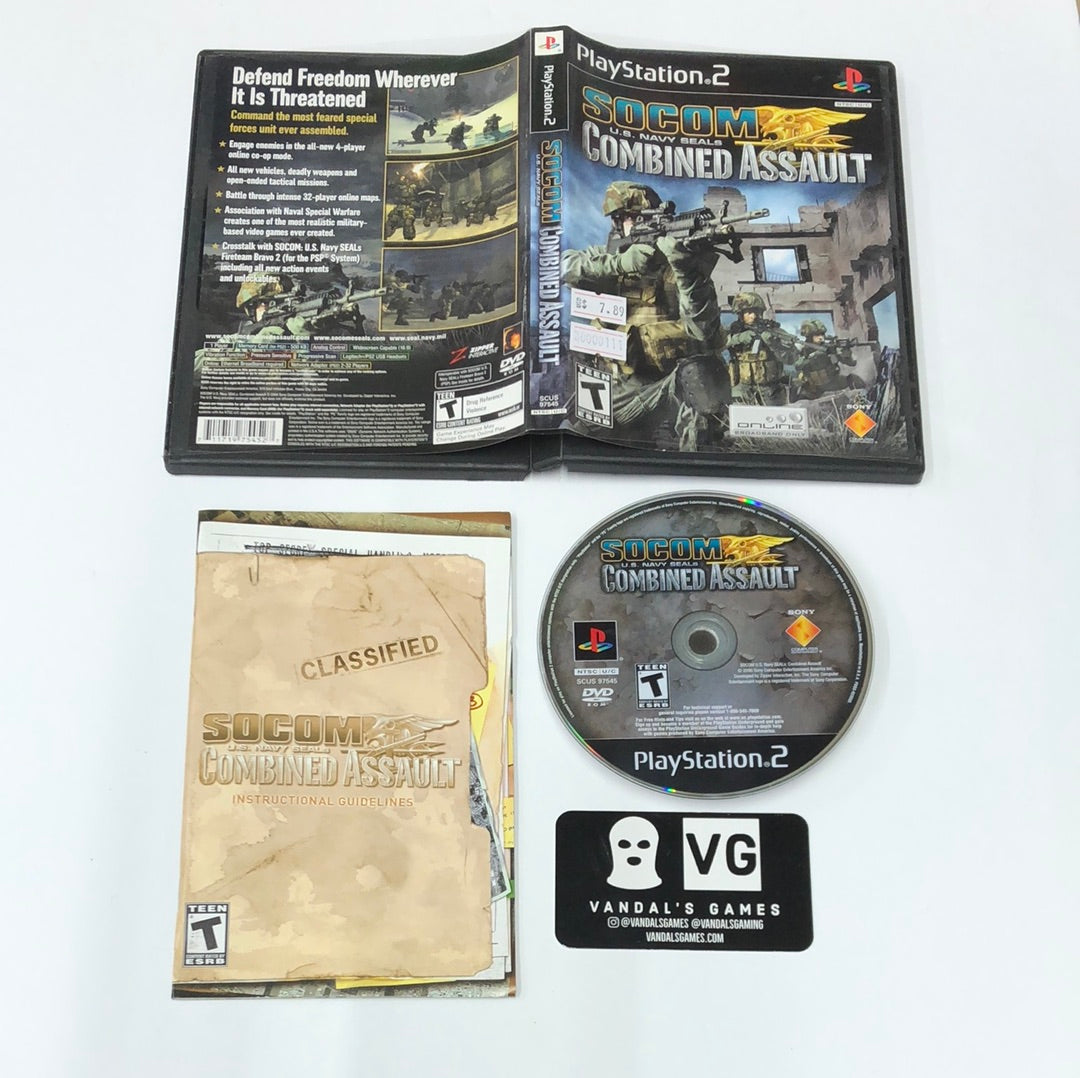 On Playstation 2 Socom Combined Assault Brand New Www Servicioespecial Com Co