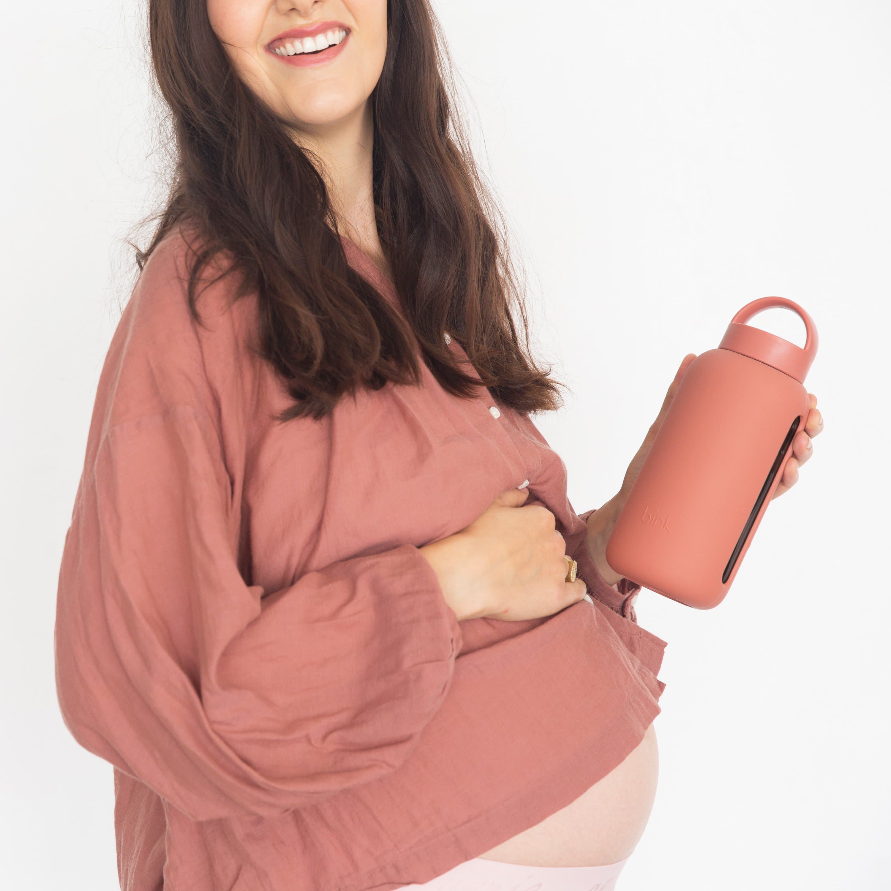 Bink Mama Bottle - Sand | The Hydration Tracking Bottle for Pregnancy & Postpartum, 800ml