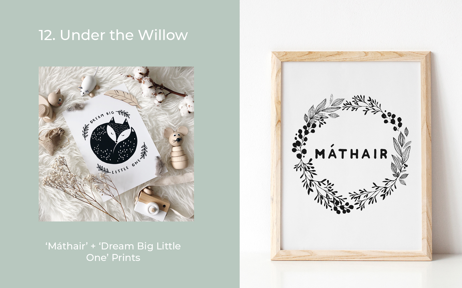 Under the Willow Print Co Gifts for New Mums Lulu and belle