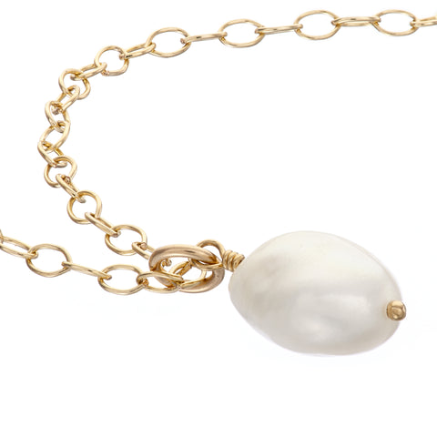 Baroque pearl pendant lulu and belle jewellery