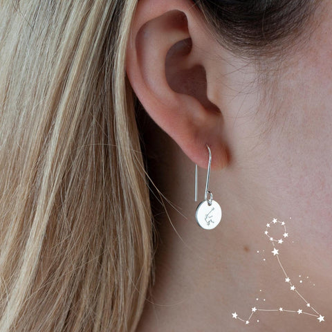 silver constellation earrings lulu and belle 