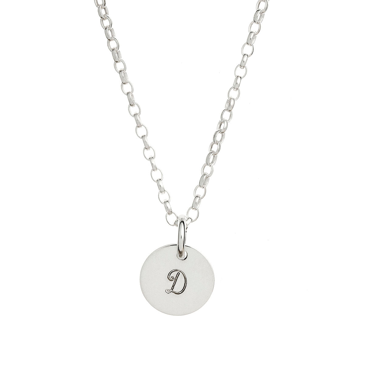 Stuller Script Initial Necklace 84635:300:P 14KR - Necklaces | John E.  Koller Jewelry Designs | Owasso, OK