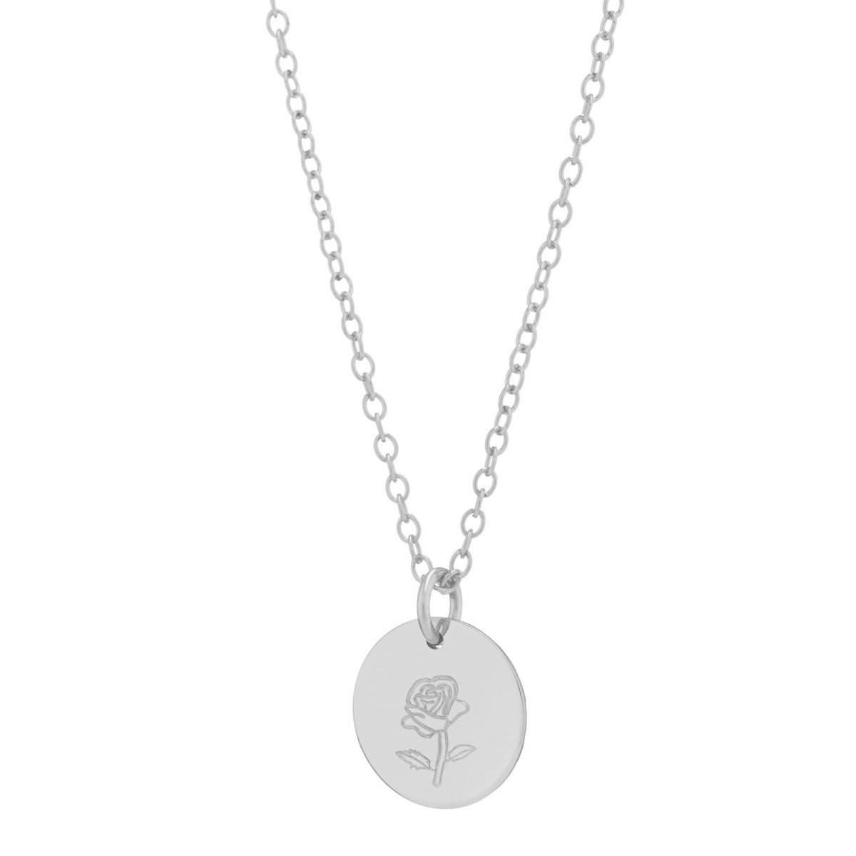 Mijn bedels - Sterling Silver Pendant Charm The Rose