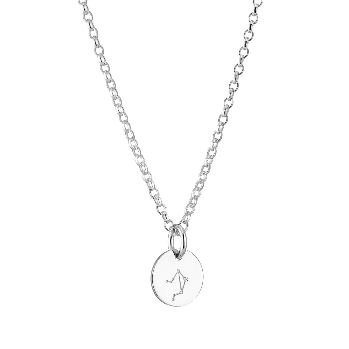 GLOSSY GOLD ROUND ZODIAC NECKLACE – Ciunofor