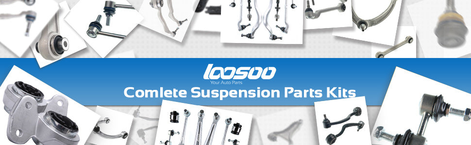 OEM & Aftermarket LOOSOO is a professional Suspension Parts Kit factory / supplier with a wide range of parts including high-quality Arm Bushing, Axial Joit Rack End, Ball Joint, Bushing, Center Link, Control Arm, Drag Link, Inner & Outer Tie Rod, Steering Idler Arm, Rod Assembly, Stabilizer Link, Sway Bar Link, Tie Rod Assembly, Wheel Hub & Bearing, and so on.