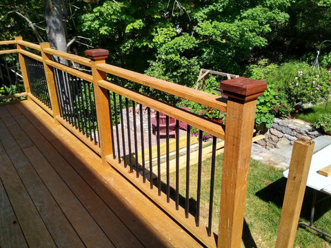 custom deck railing