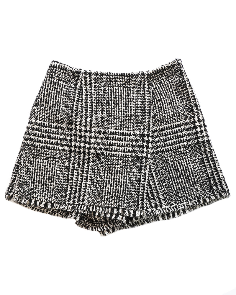 Check tweed culottes – Rosy luce