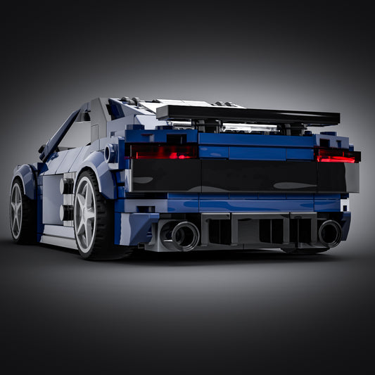 Inspired by Audi R8 - Black (Kit) – bricksblocksandmocs