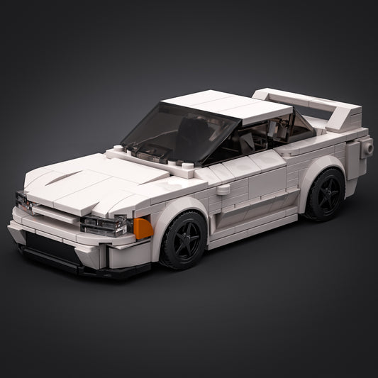 LEGO MOC Nissan Skyline GT-R (R34) - White by RollingBricks