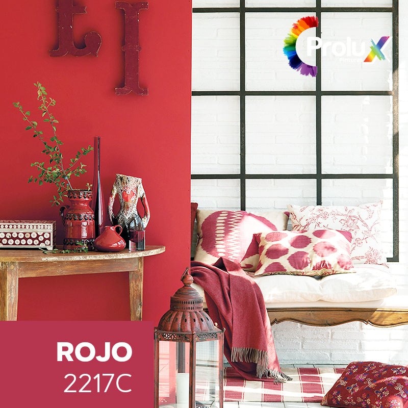 Pintura ECOLUX para interiores y superficies Color ROJO – Prolux Store