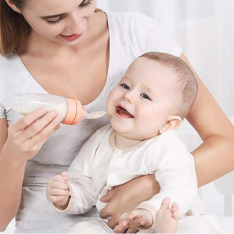 Biberon cuillère en silicone 90 ml pour bébé