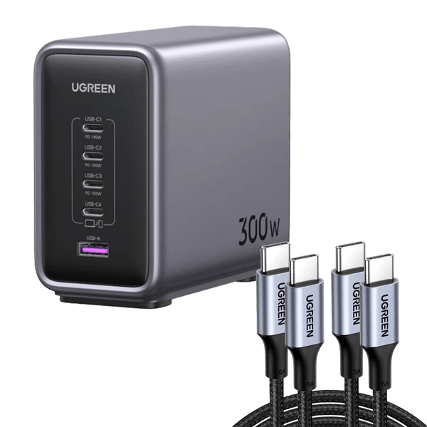 UGREEN Nexode USB C-oplader 300W USB C kabel 100W - UGREEN NL product image