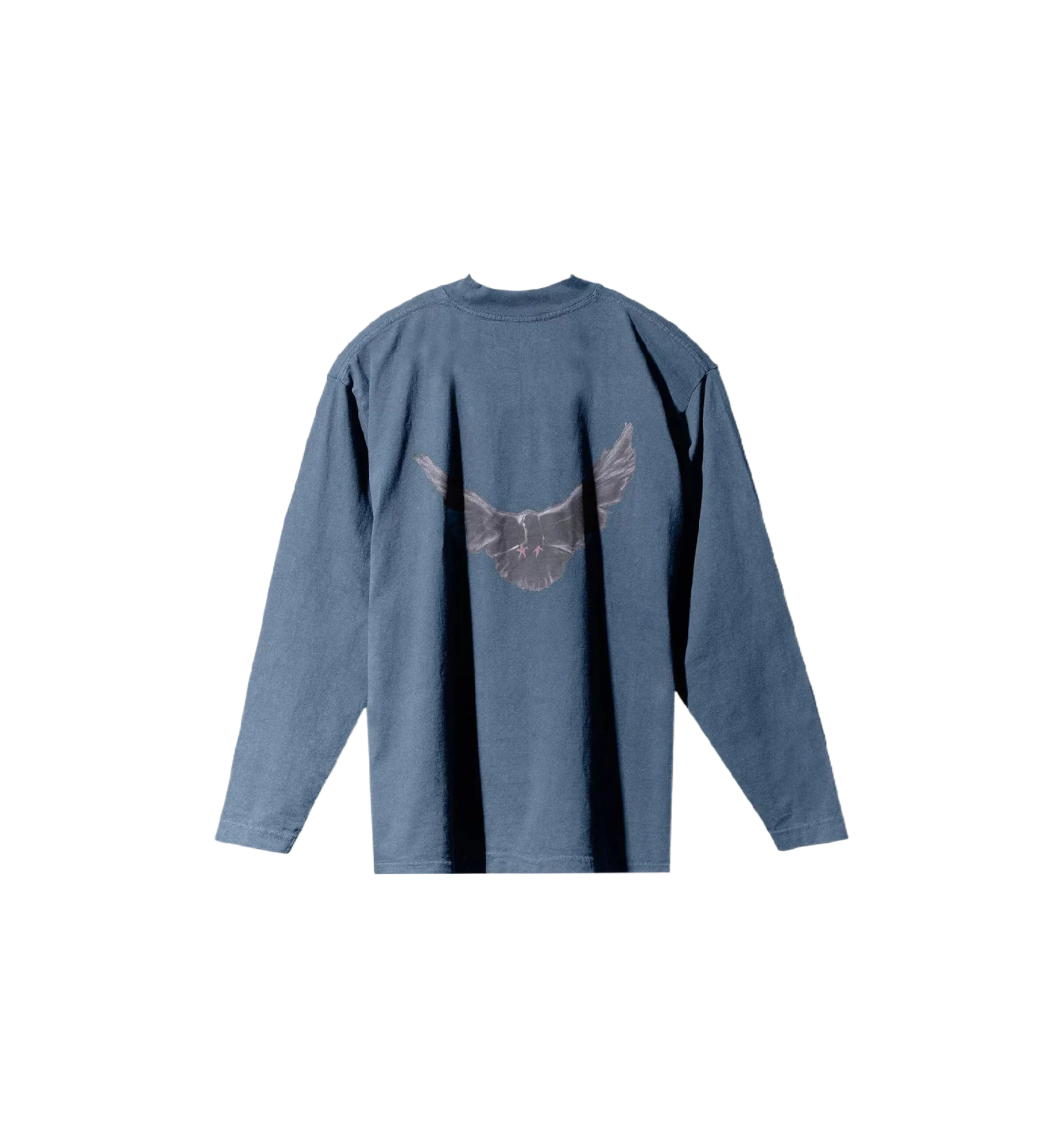 Yeezy Gap Engineered by Balenciaga Dove Long-Sleeve Tee-Blue - 228e59a0-6fb7-40c8-adda-05f82e7832d5-Photoroom