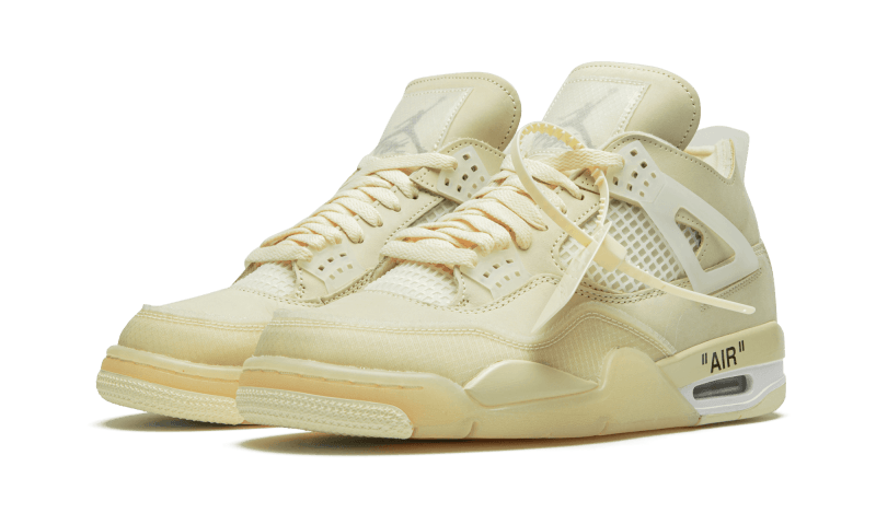 Air Jordan 4 Retro "Off-White Sail" - air-jordan-4-retro-off-white-sail-710241